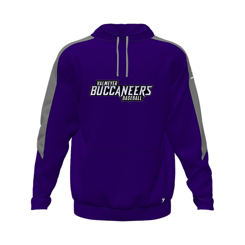 [CUS-DFW-HOOD-FLC-LSL-PUR-YXS-LOGO2] Hoodie (Youth XS, Purple, Logo 2)