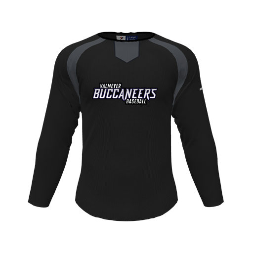 [CUS-DFW-PULL-FLC-CNK-LSL-BLK-YS-LOGO2] Pullover (Youth S, Black, Logo 2)