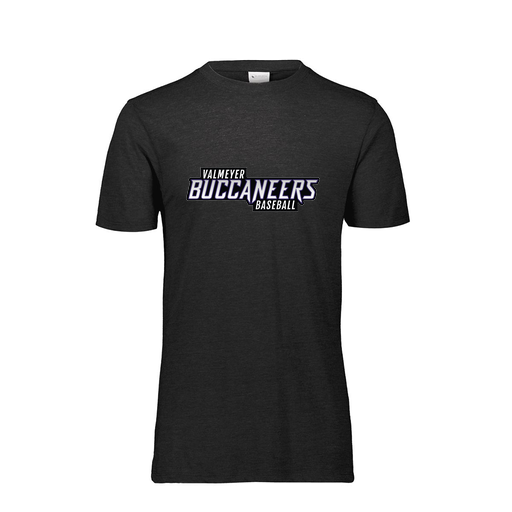 [FTSCUBBK-AS-LOGO2] Decker Men's Tri-Blend T-Shirt - Short Sleeve (Adult S, Black, Logo 2)