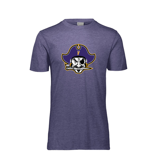 [FTSCUBRY-AS-LOGO1] Decker Men's Tri-Blend T-Shirt - Short Sleeve (Adult S, Royal, Logo 1)