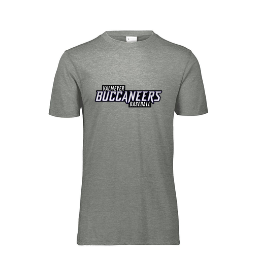 [FTSCUBGY-AS-LOGO2] Decker Men's Tri-Blend T-Shirt - Short Sleeve (Adult S, Gray, Logo 2)