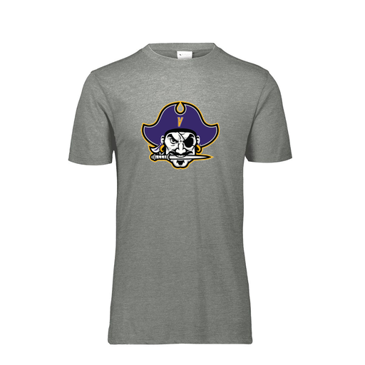 [FTSCUBGY-YS-LOGO1] Decker Youth Tri-Blend T-Shirt - Short Sleeve (Youth S, Gray, Logo 1)