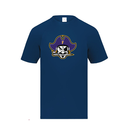[2791.065.S-LOGO1] Youth Smooth Sport T-Shirt (Youth S, Navy, Logo 1)