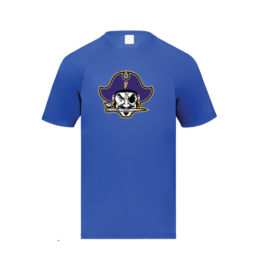 [2791.060.S-LOGO1] Youth Smooth Sport T-Shirt (Youth S, Royal, Logo 1)