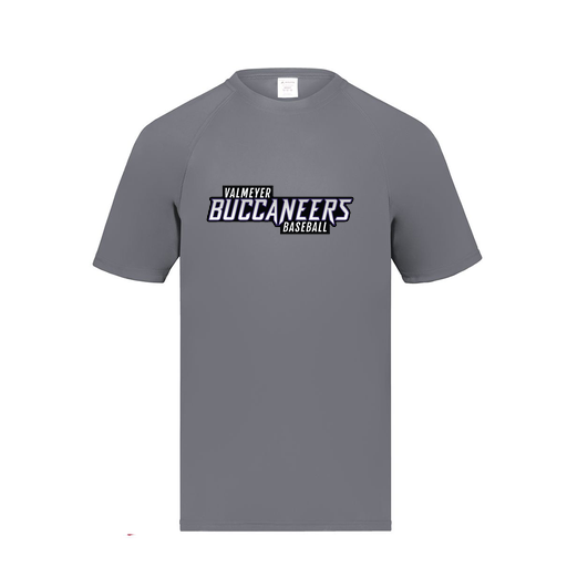 [2791.059.S-LOGO2] Youth Smooth Sport T-Shirt (Youth S, Gray, Logo 2)
