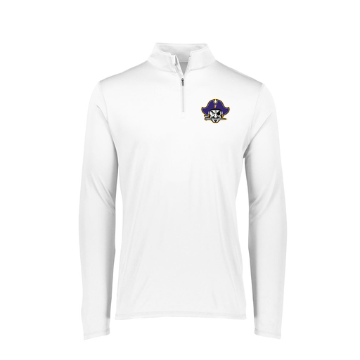 [FTLQFLWH-FAXS-LOGO1] Decker Women's Flex-Lite 1/4 Zip Shirt (Female Adult XS, White, Logo 1)