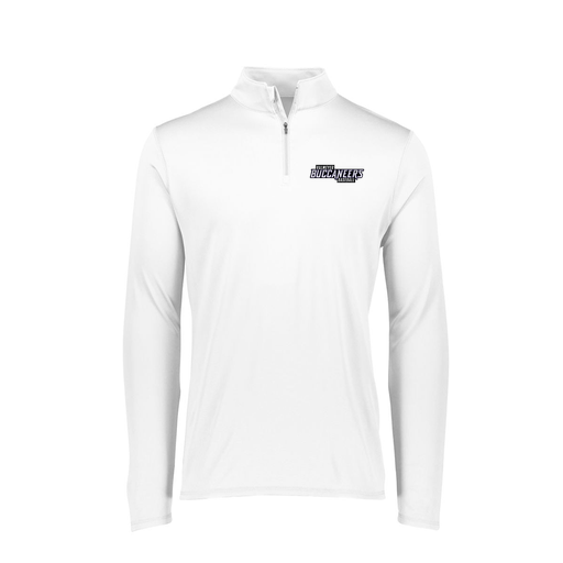 [FTLQFLWH-FAXS-LOGO2] Decker Women's Flex-Lite 1/4 Zip Shirt (Female Adult XS, White, Logo 2)