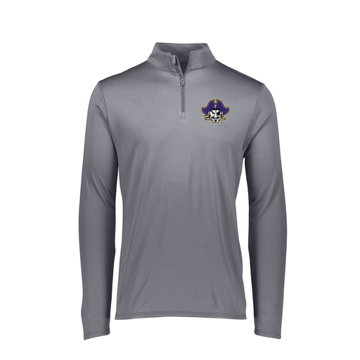 [FTLQFLGY-FAXS-LOGO1] Decker Women's Flex-Lite 1/4 Zip Shirt (Female Adult XS, Gray, Logo 1)