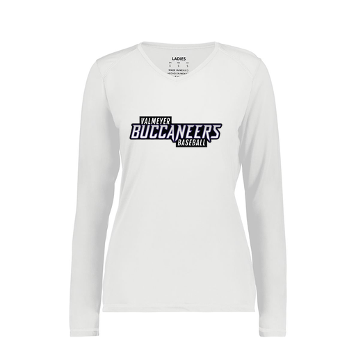 [6847.005.XS-LOGO2] Women's SoftTouch Long Sleeve (Female Adult XS, White, Logo 2)