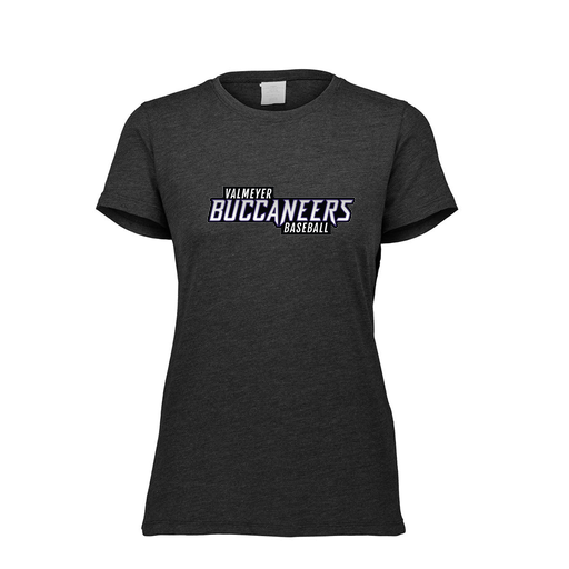 [FTSCUBBK-FAXS-LOGO2] Decker Women's Tri-Blend T-Shirt - Short Sleeve (Female Adult XS, Black, Logo 2)