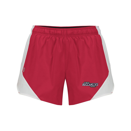 [229489.H01.S-LOGO2] Girls Olympus Shorts (Female Youth S, Red, Logo 2)