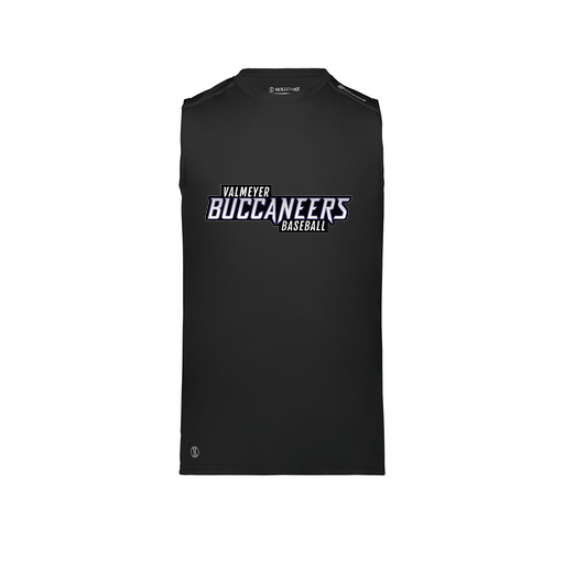 [222593.080.S-LOGO2] Men's CoolDry TankTop (Adult S, Black, Logo 2)