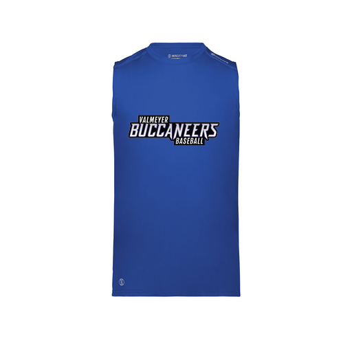 [222593.060.S-LOGO2] Men's CoolDry TankTop (Adult S, Royal, Logo 2)