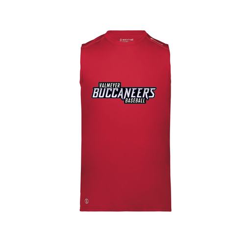 [222593.083.S-LOGO2] Men's CoolDry TankTop (Adult S, Red, Logo 2)