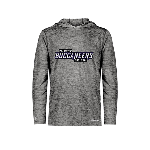 [FOLHCGBK-AS-LOGO2] Men's Charge Hoodie (Adult S, Black, Logo 2)