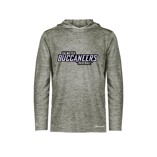 [FOLHCGGY-YS-LOGO2] Decker Youth Charge Hoodie (Youth S, Gray, Logo 2)