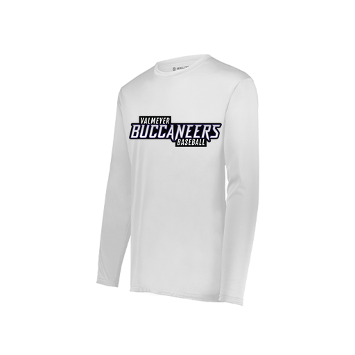 [222822.005.XS-LOGO2] Men's LS Smooth Sport Shirt (Adult XS, White, Logo 2)