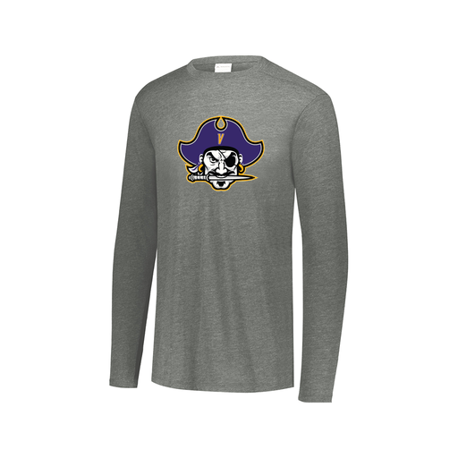 [3075.013.XS-LOGO1] Men's LS Ultra-blend T-Shirt (Adult XS, Gray, Logo 1)