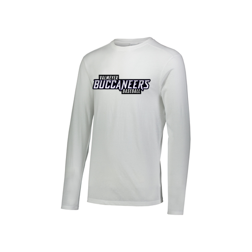 [3076.005.S-LOGO2] Youth LS Ultra-blend T-Shirt (Youth S, White, Logo 2)