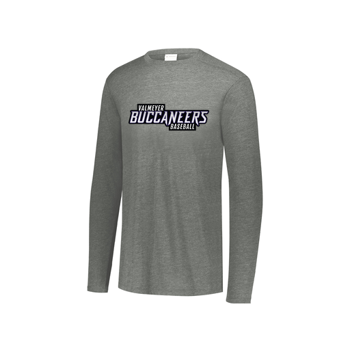[3076.013.S-LOGO2] Youth LS Ultra-blend T-Shirt (Youth S, Gray, Logo 2)