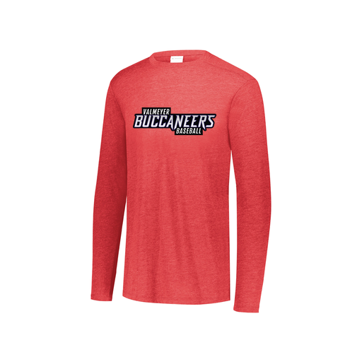 [3076.V96.S-LOGO2] Youth LS Ultra-blend T-Shirt (Youth S, Red, Logo 2)